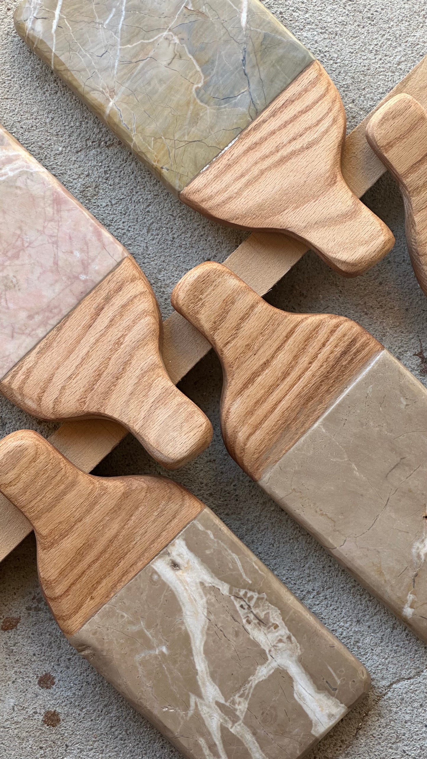 Tabla piedra y madera