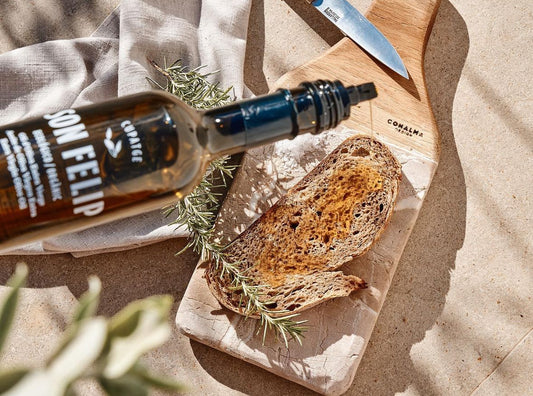 Tabla piedra y madera