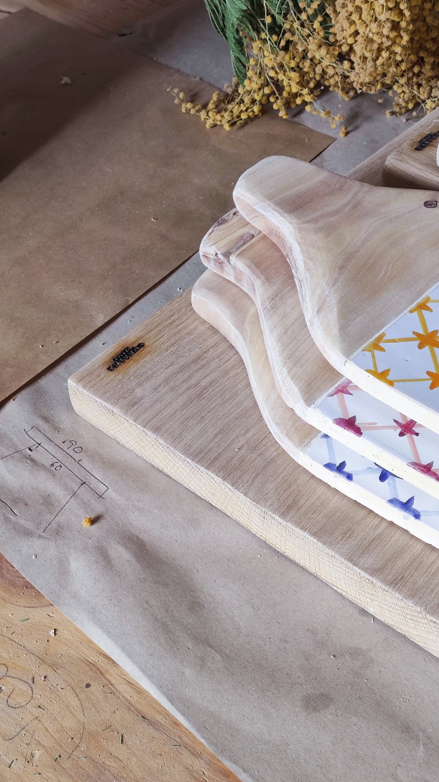 “Pack Cocina” Variedad de tablas de corte y tablas de cerámica para servir